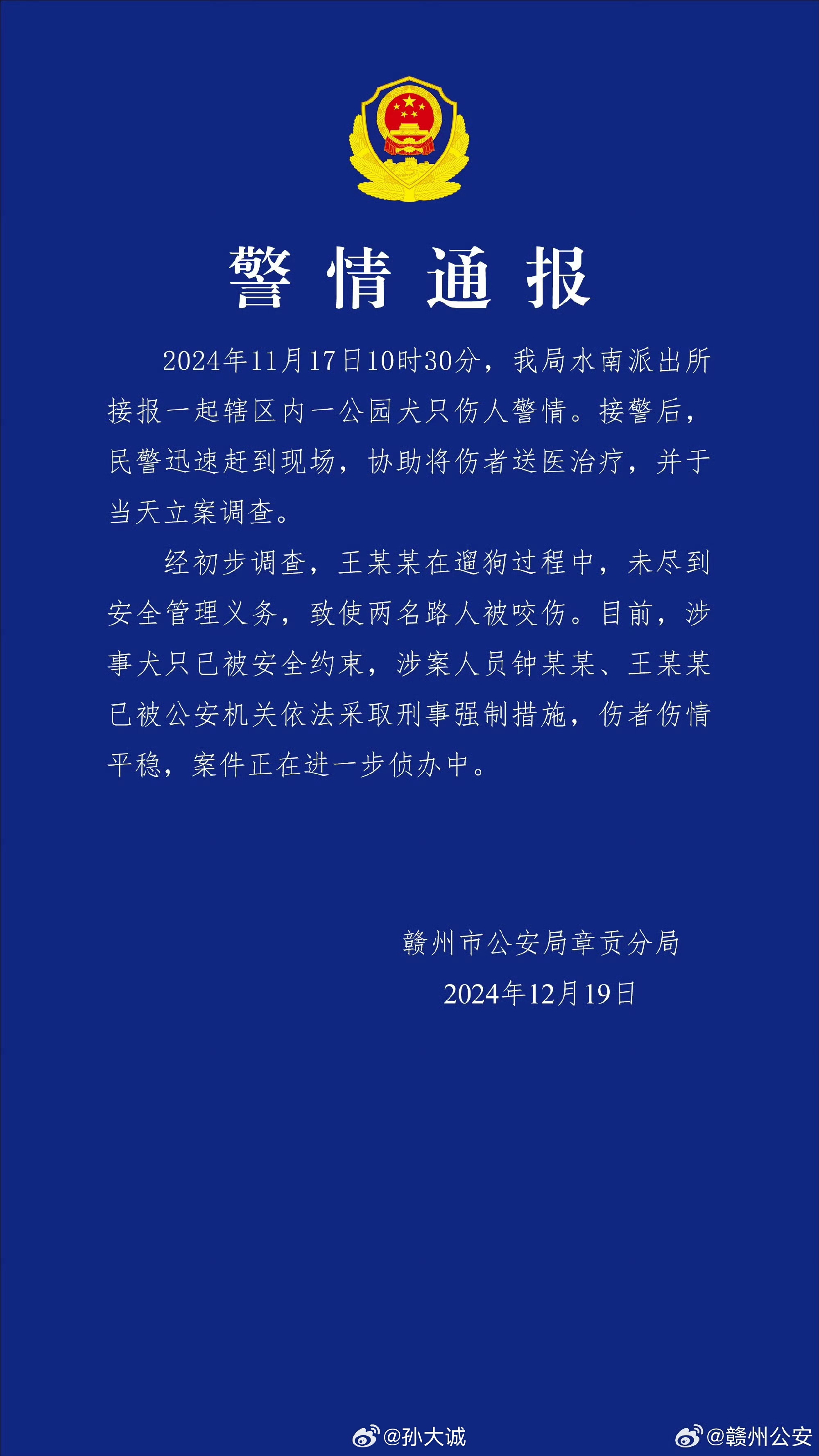 通报母女被恶犬咬伤事件，反思与行动的重要性_全新精选解释落实