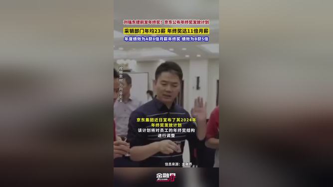 刘强东提前发年终奖，激励与策略的双重奏