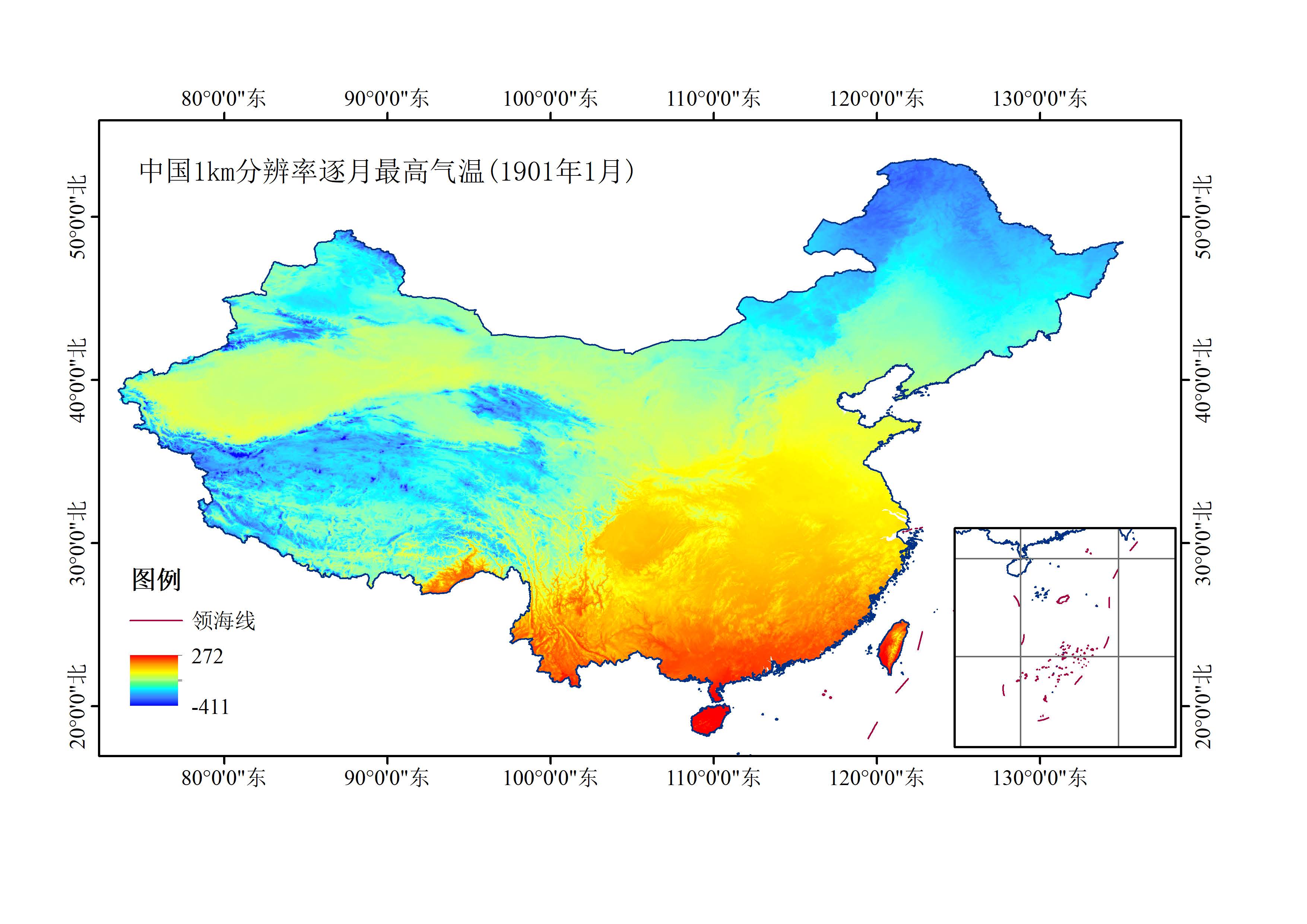 中国一月份气温，冬日的暖阳与寒流交织