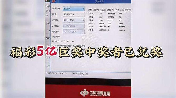 揭秘5亿中奖者兑奖背后的故事