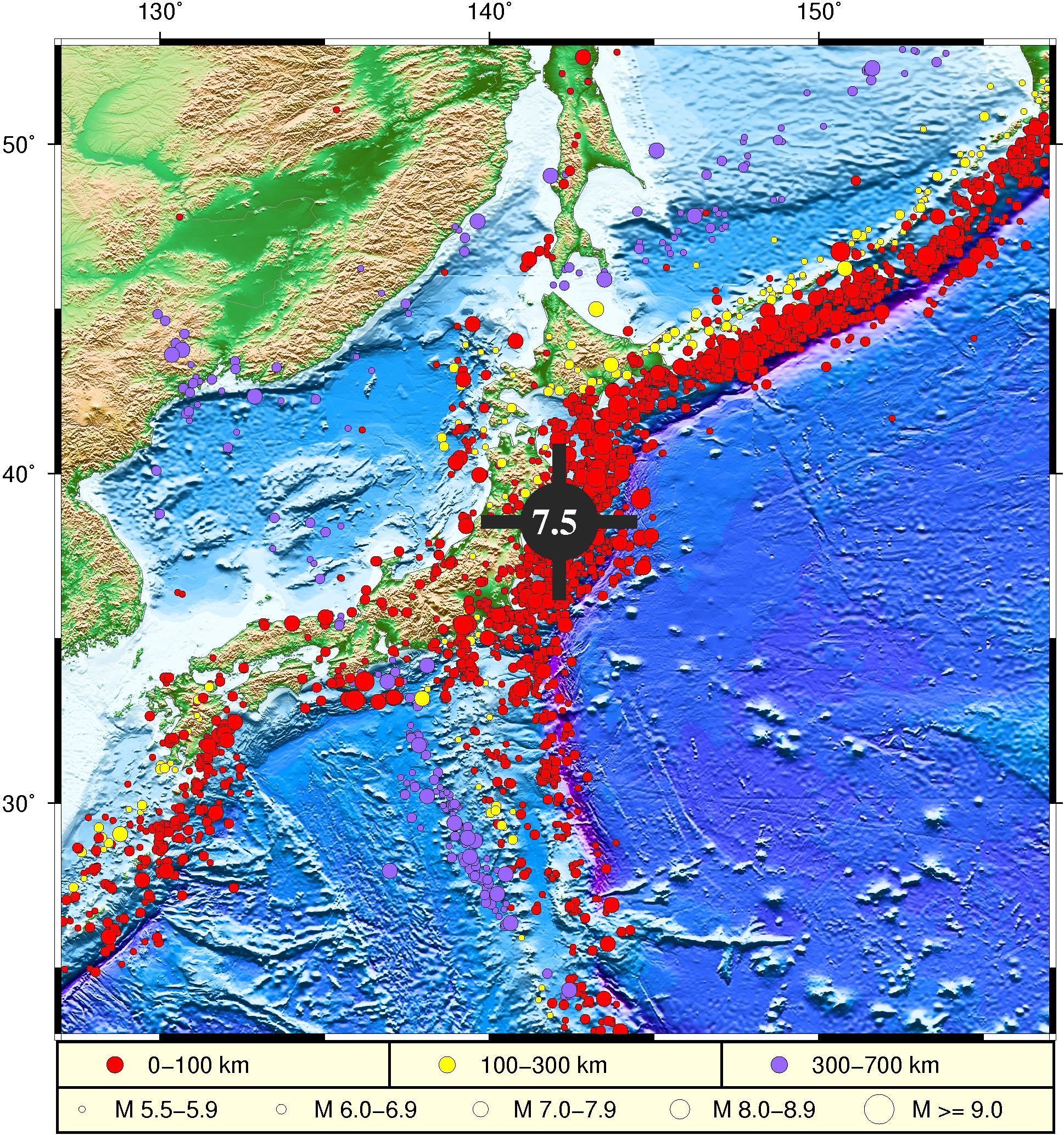 日本气象厅警告，巨大地震随时可能发生